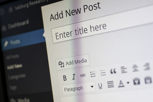 Creating a blog post on WordPress platform, SociShare, Social Media Management