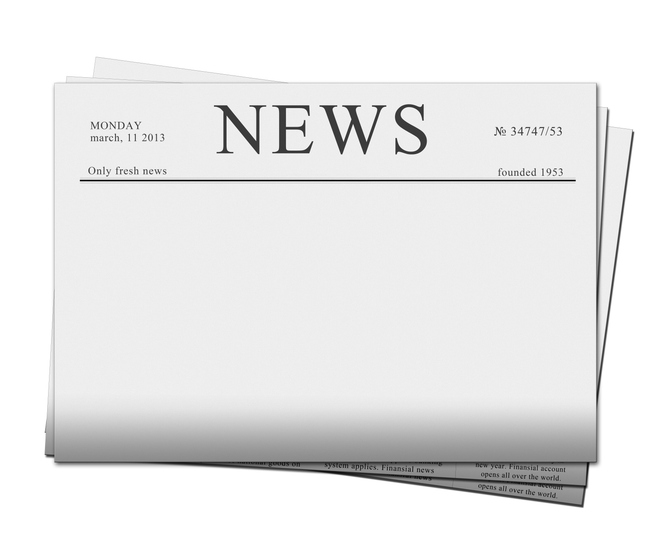 Stack of blank newspapers image, SociShare, Social Media Management