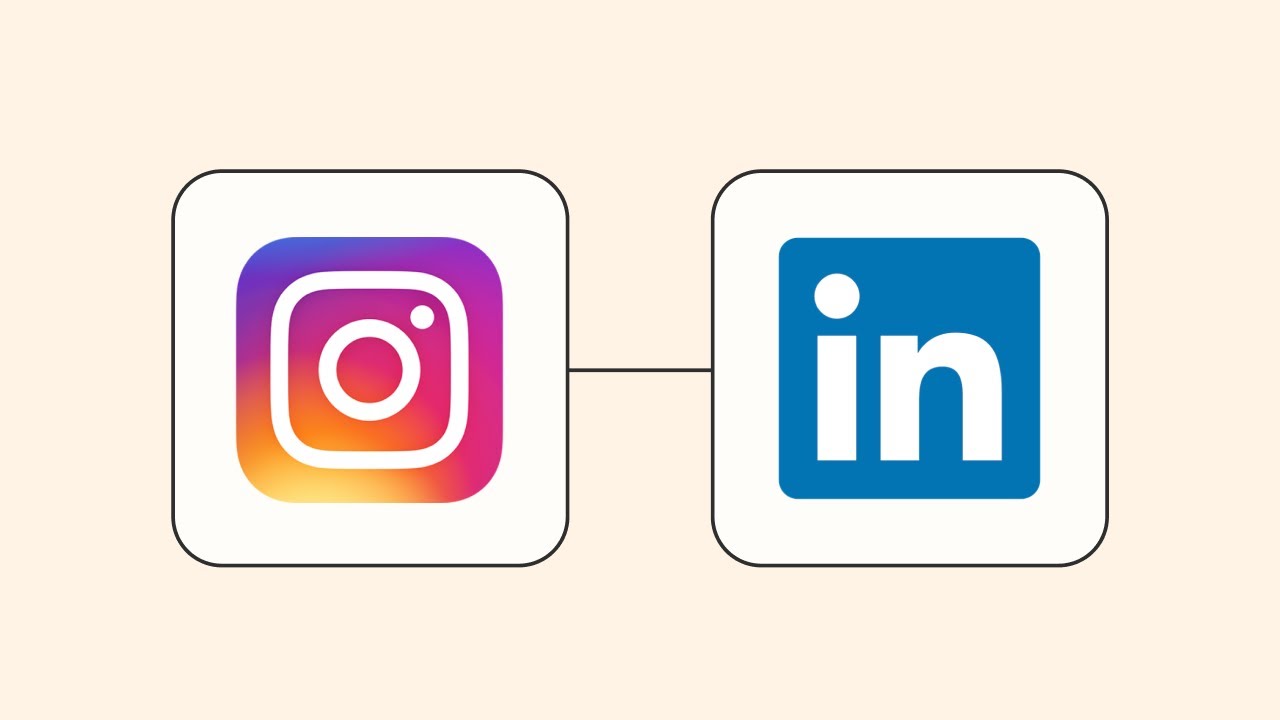 Instagram and LinkedIn icons connection SociShare Social Media Management